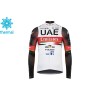 Maillot vélo 2021 UAE Team Emirates Hiver Thermal Fleece N002